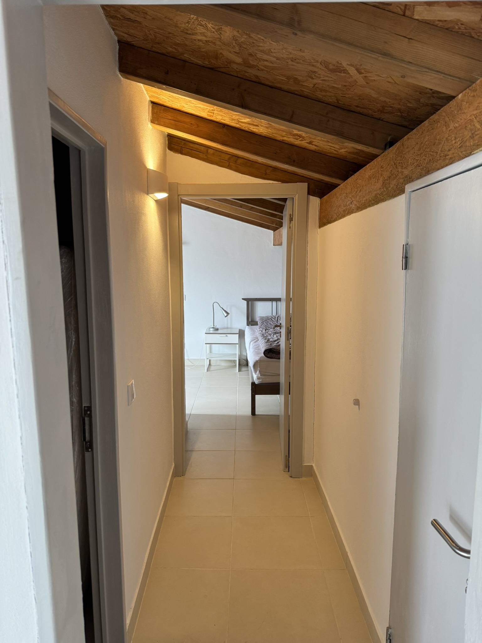 Hallway and Master bedroom