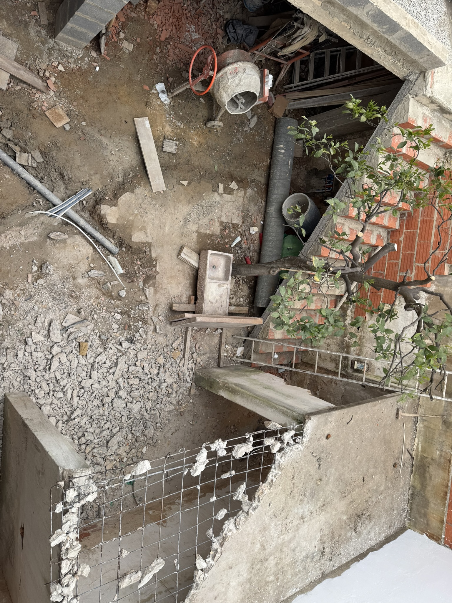 Shed demolition started