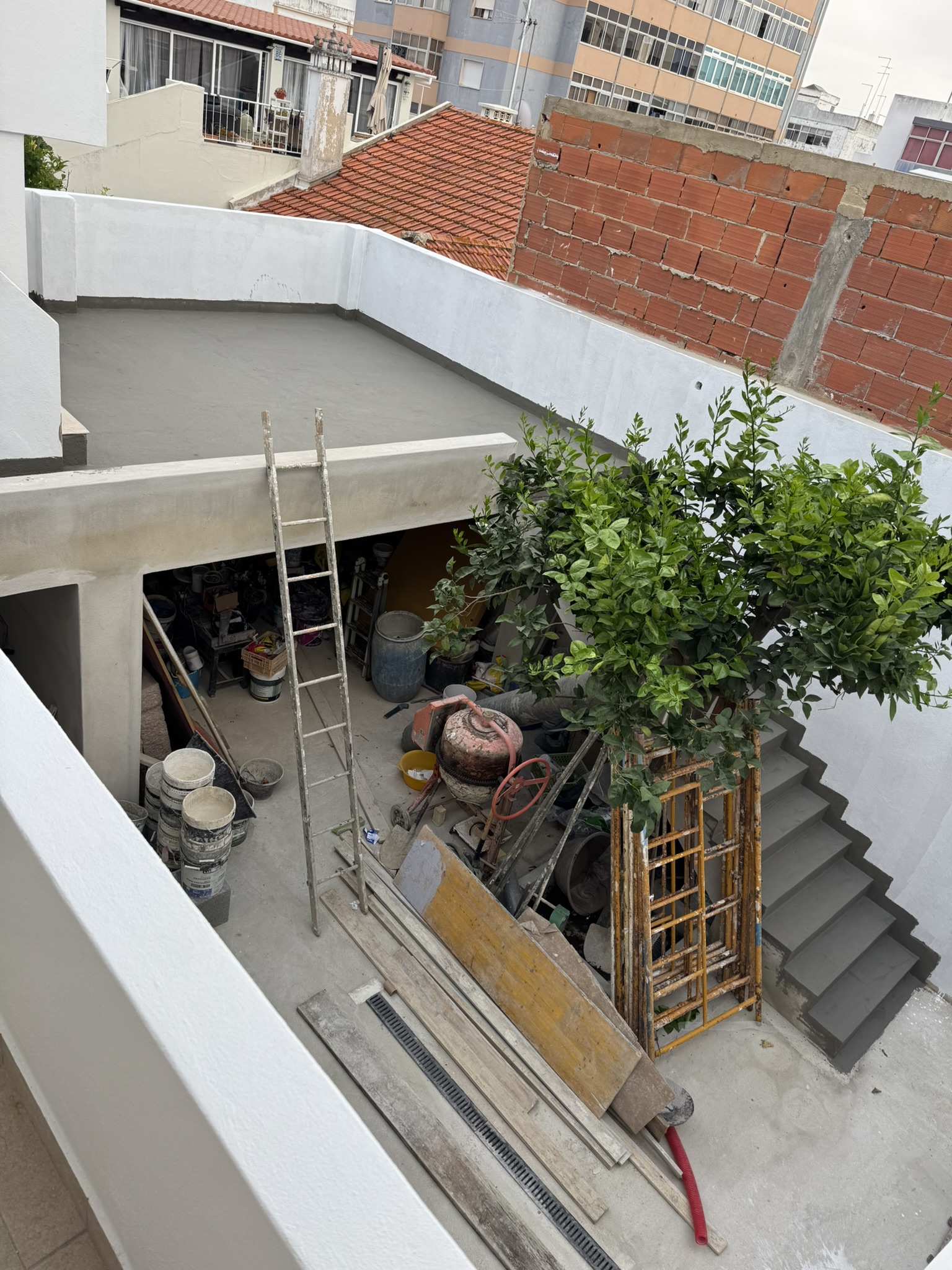 arming mezzanine and stairs
