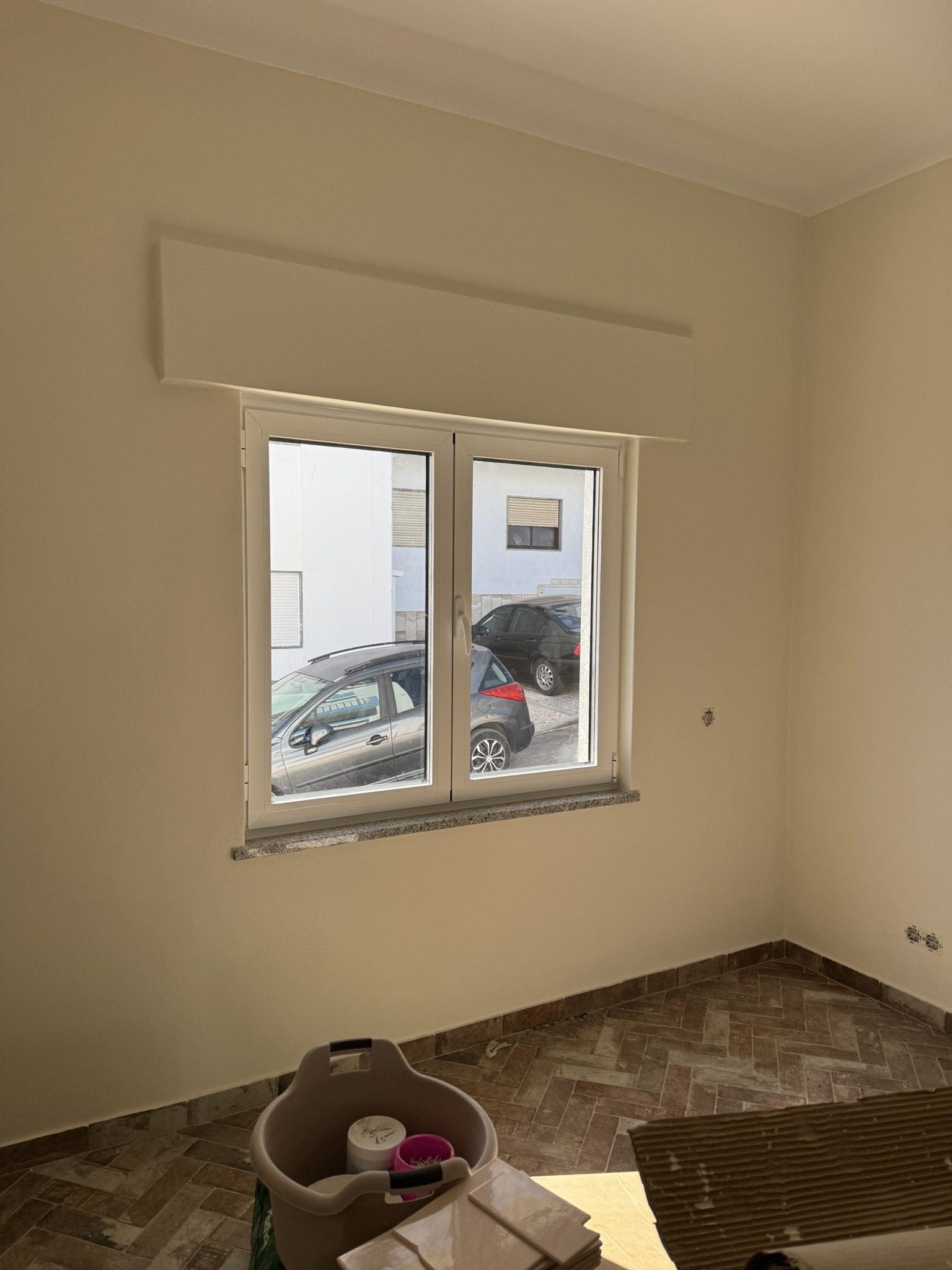 First window installed
