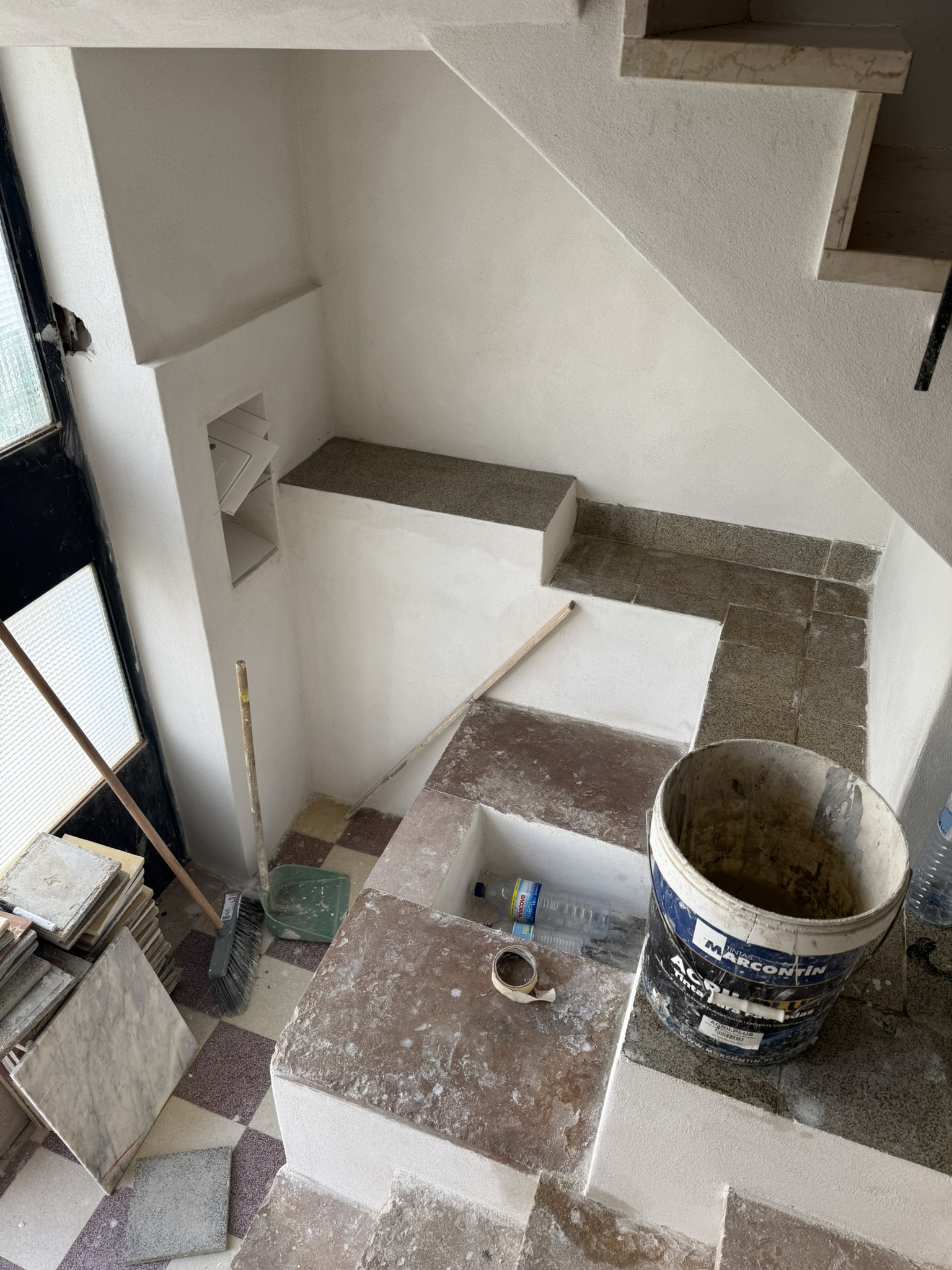 House entrance area almost done