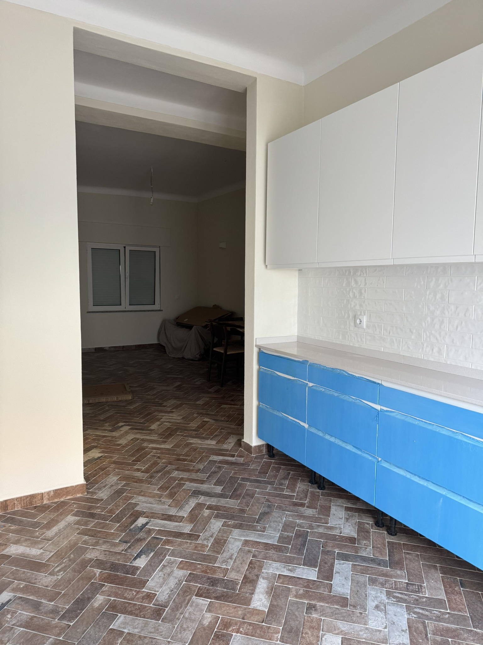 White tiles