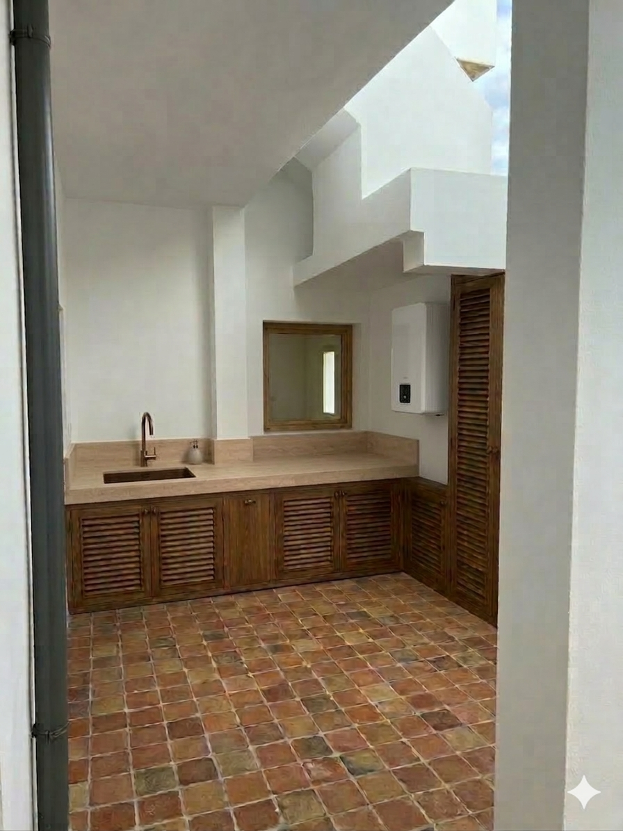 AI Courtyard kitchen